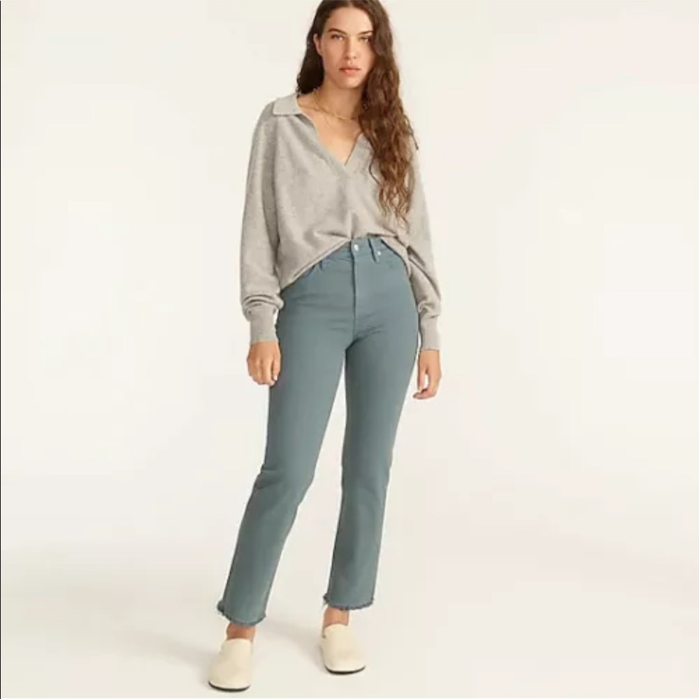 J. Crew High-rise garment-dyed '90s classic straight jean 29